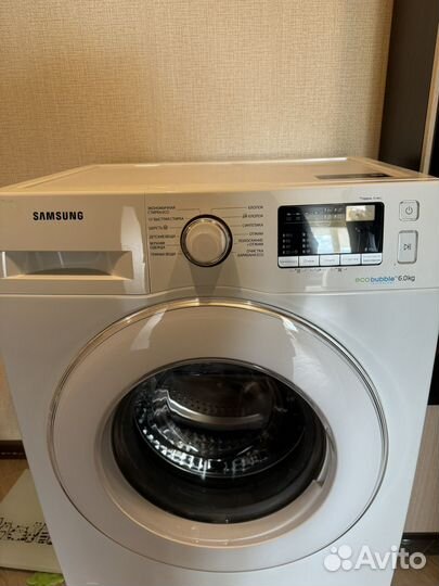 Стиральная машина samsung ecobubble WW60J4260Jwdlp