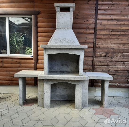 Барбекю печь мангал комплекс под отделку