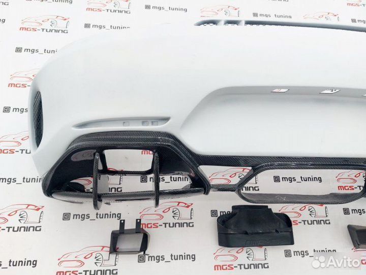 Задний бампер в стиле GTR Mercedes AMG GT C190