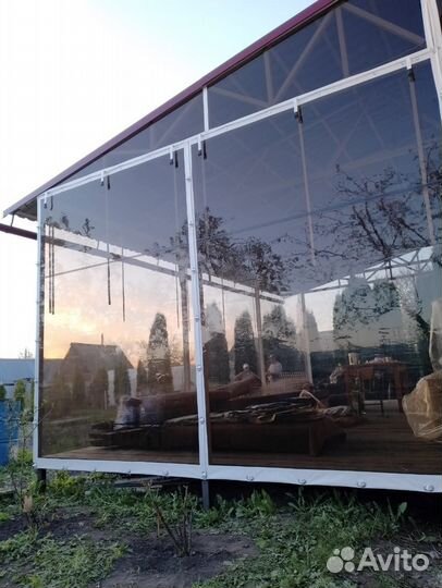 Саранск. Мягкие окна для веранды