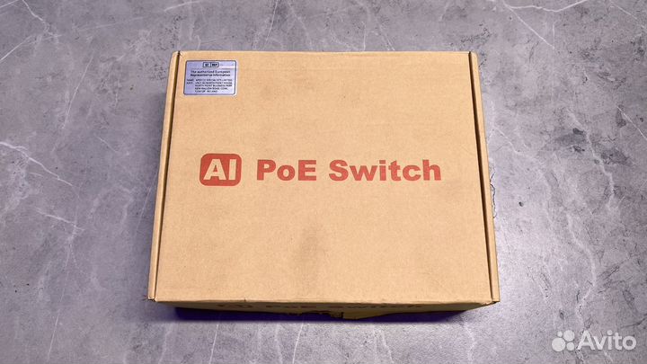 Poe switch коммутатор на 4 порта