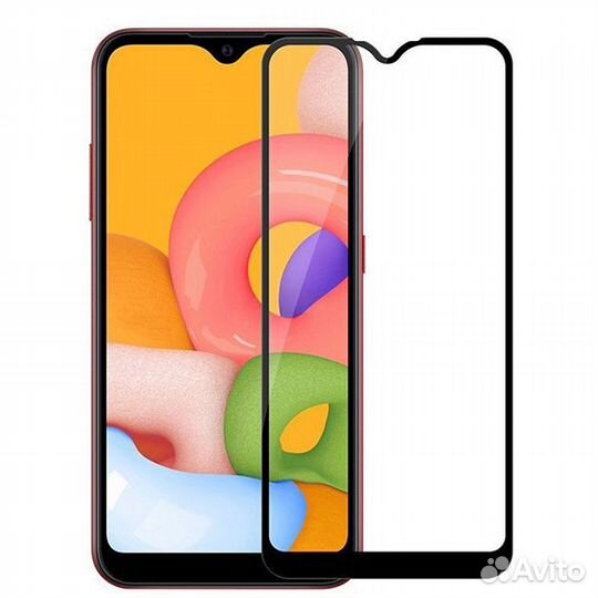 Защитное стекло 3D для Samsung Galaxy A01