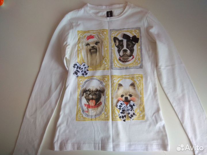 Майка с дл.рукавом, р-р 146, ф. 