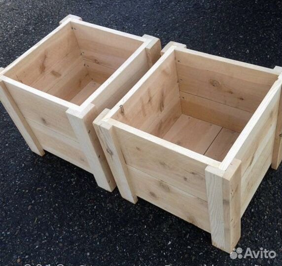 Кашпо для цветов из дерева, ящик для туй