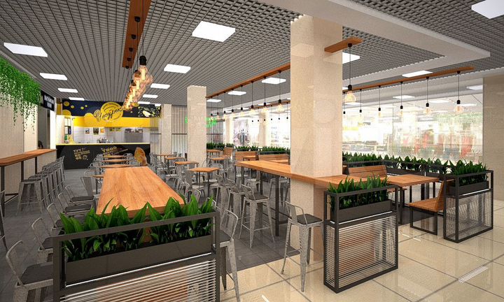 Проходное место на фуд-корте в ТЦ 11 м²