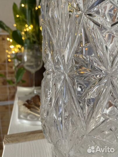 Ваза хрустальная СССР высокая