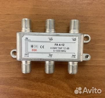 Ответвитель тв FA 4-12 4 отвода 12 дБ