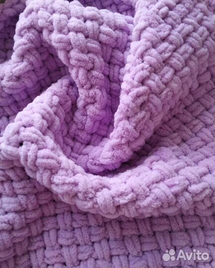 Плед детский плюшевый