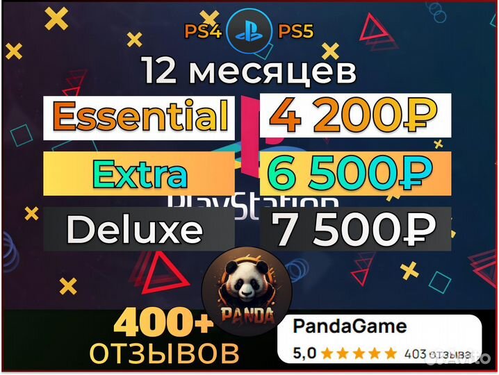Подписка PS Plus + Marvel Guardians / PS4 PS5