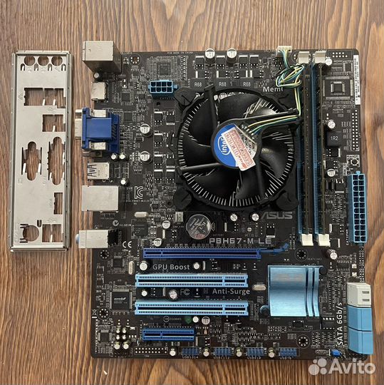 Материнская плата 1155 + i3 + 8RAM + 500hdd