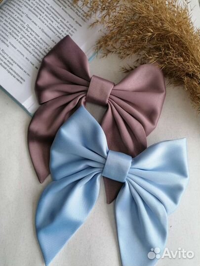 Банты для волос на заколке