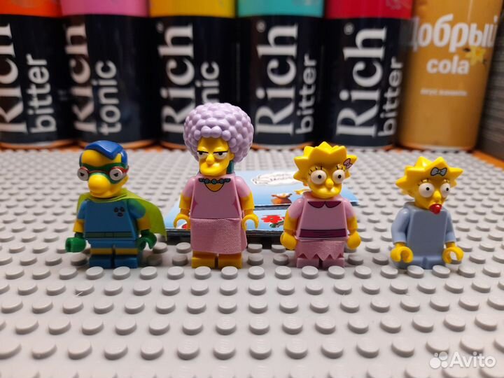 Lego simpsons, ninjago минифигурки