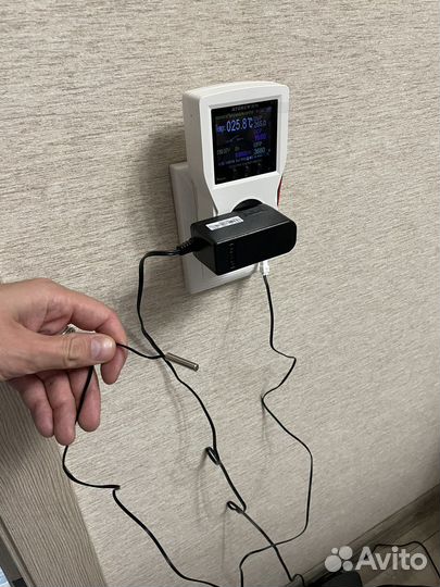 Термостат терморегулятор с wi-fi с розеткой