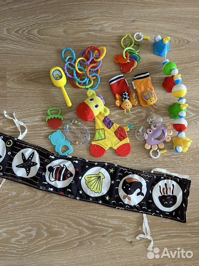 Пакет игрушек погремушек грызунки