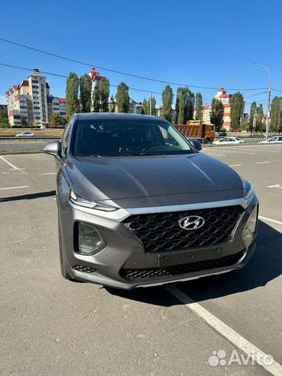 Hyundai Santa Fe 2.0 AT, 2019, 80 000 км