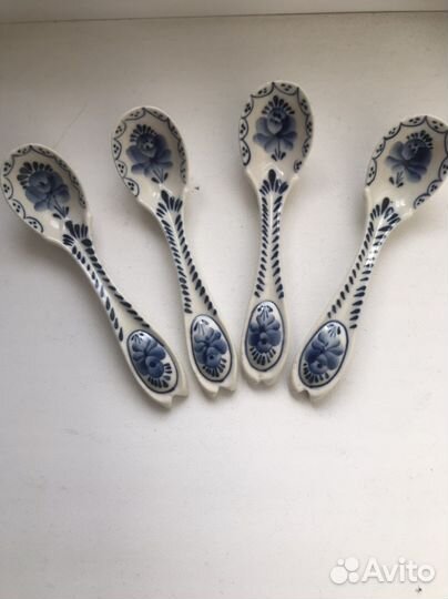 Гжель чайно-кофейные пары Конфетницы