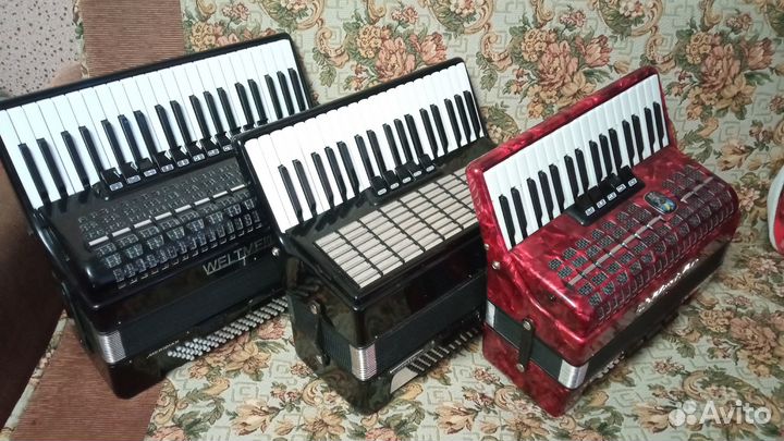 Аккордеон для взрослых и детей 4/4, 7/8, 3/4