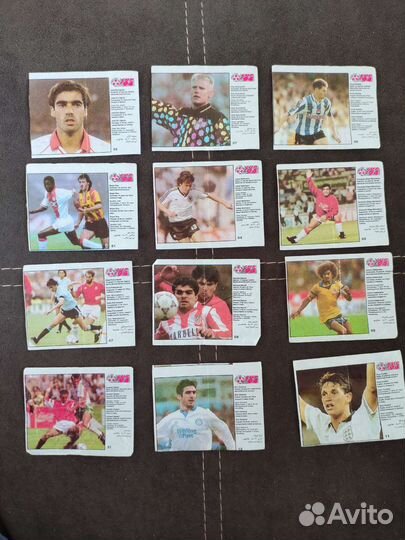 Вкладыши от жвачек по теме футбол (final,cup,bb)