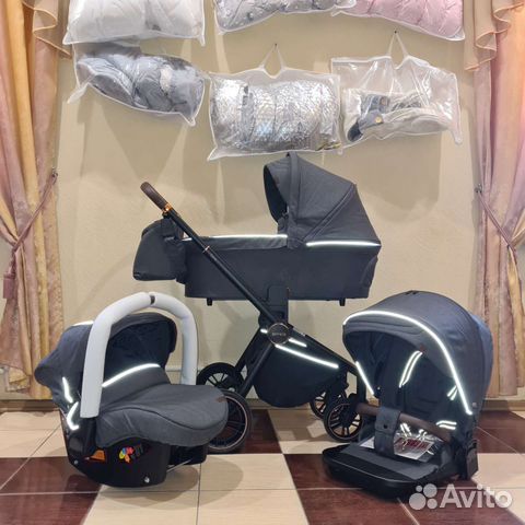 Коляска 3 в 1 Carrello Epica 2023