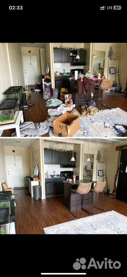 Клиниг, уборка квартир, домоф, любая площадь