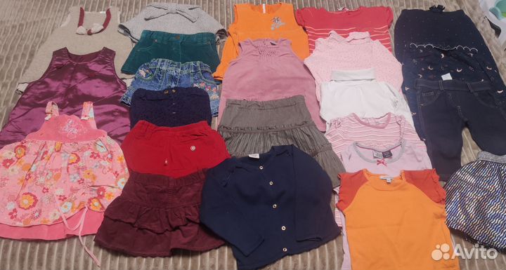 Вещи пакетом на девочку 86-92