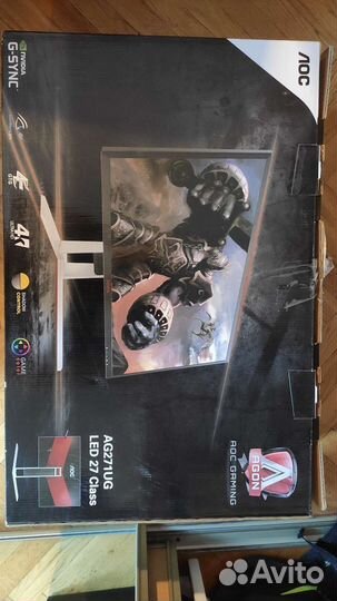 Игровой монитор 4к 27 дюймов AOC agon ag271ug