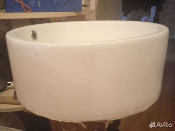 Раковина в ванную накладная бу