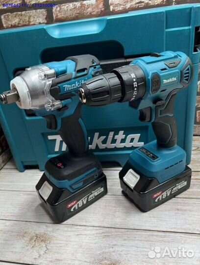 Набор Makita 2в1 Шуруповерт, гайковерт (Арт.66856)