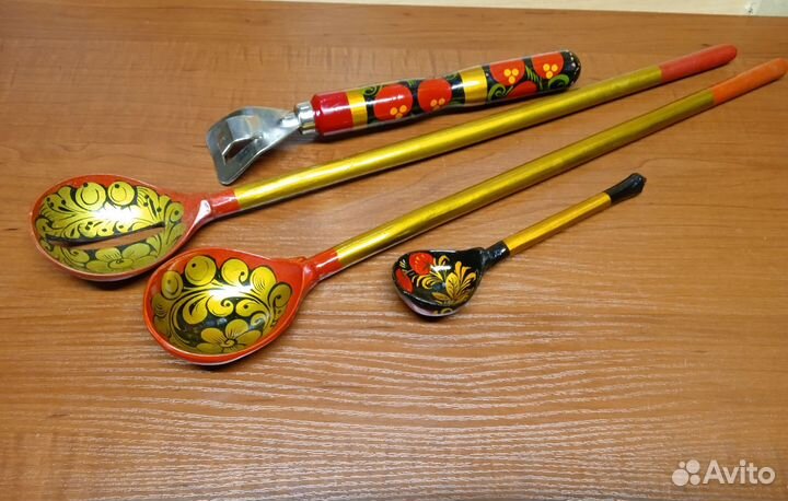 Посуда Хохлома из СССР ручная роспись