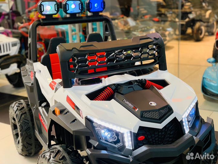 Детский электромобиль машинка HSD -800 белая