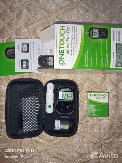 Глюкометр one touch select plus flex
