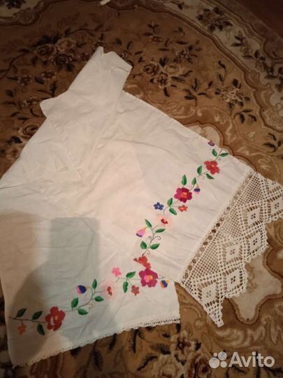 Старинные рушники, домотканные льяные