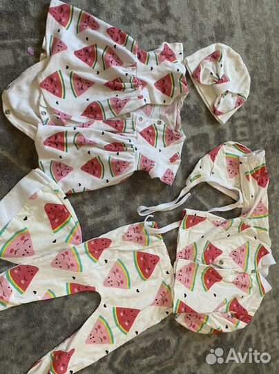 Арбузный комплект на малыша