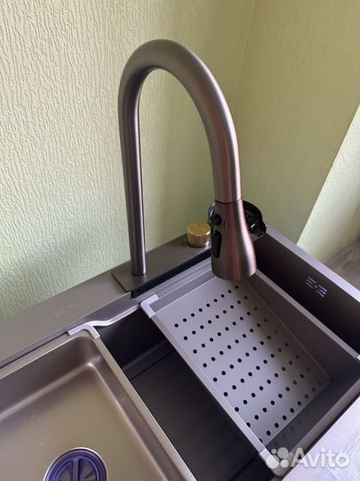 Мойка для кухни, водопад, многофункциональная