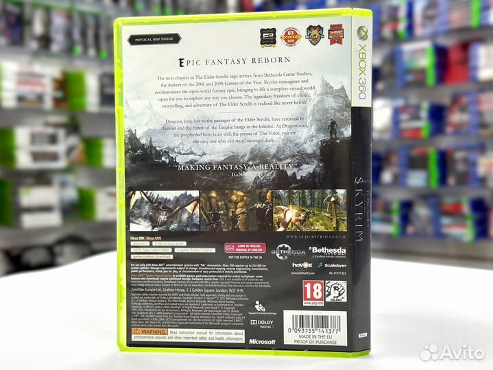 The Elder Scrolls 5 V Skyrim (Xbox 360) Б/У