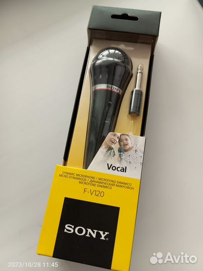 Микрофон для караоке Sony F-V120