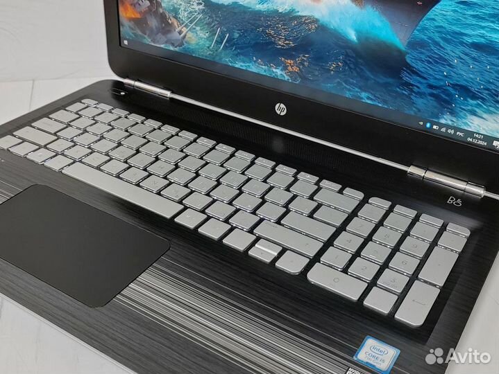 HP Pavilion SSD+HDD i5 GTX 1050 игровойноутбук