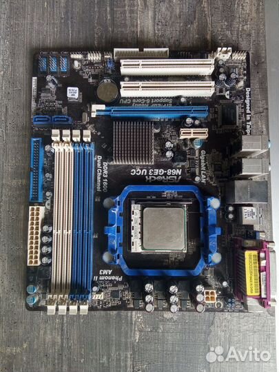 Материнская плата N68-GE3 UCC + процессор + USB