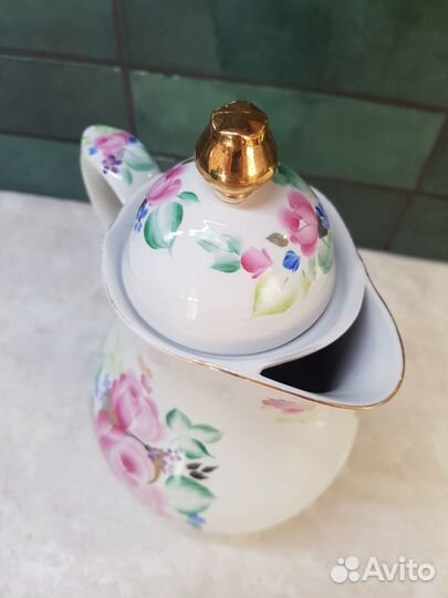 Кувшин чайник СССР фарфор Сысерть