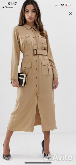 Платье рубашка ASOS 42/44
