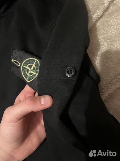 Stone island zip hoodie