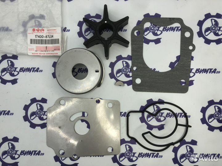 Ремкомплект помпы Suzuki DF70A-100B (оригинал)