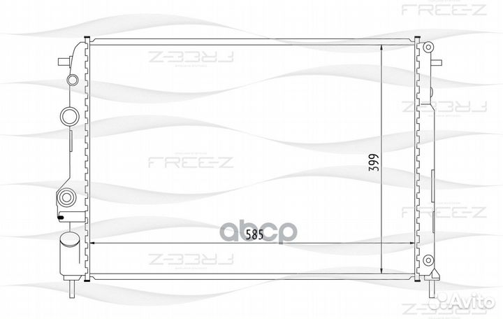 Радиатор KK0185 free-Z