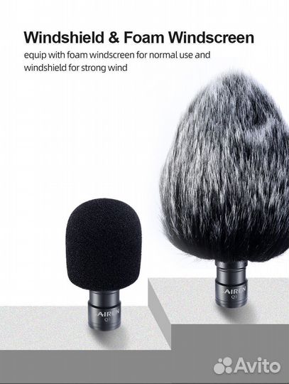 Микрофон Sairen VM-Q1 для фото видео экшн