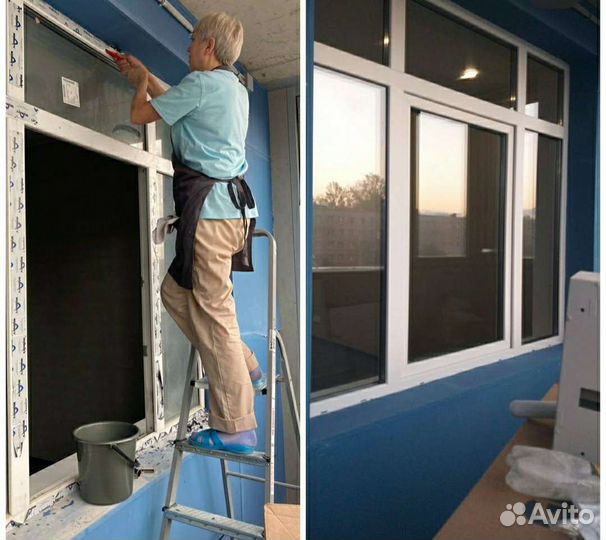 Мытье окон / балконов / балконных блоков