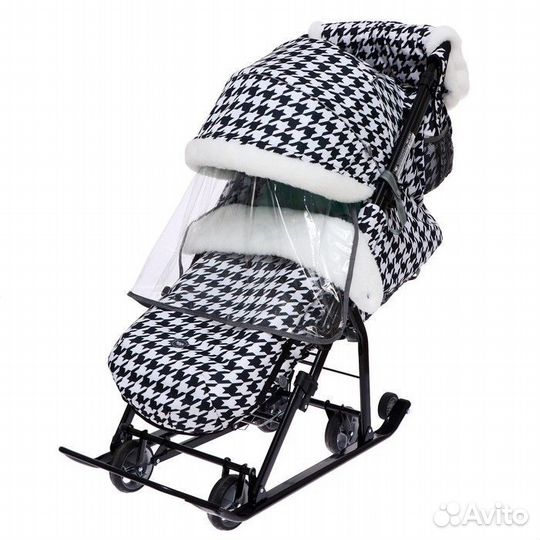 Санки-коляска nika комбинированная Ника Детям