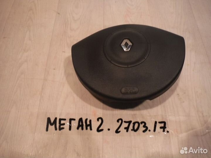 Подушка безопасности водителя renault Megane 2