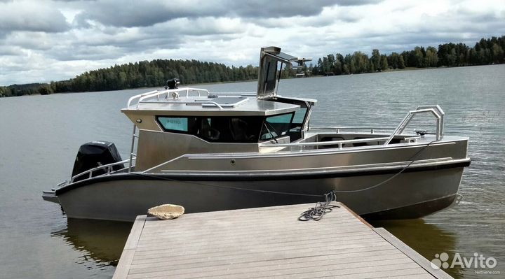 Каютный 7м алюминиевый катер российского пр-ва