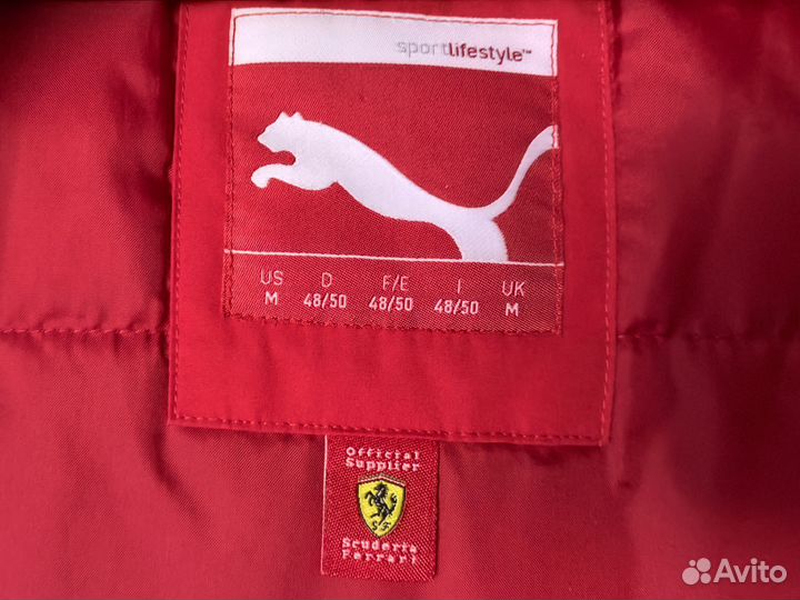 Куртка puma scuderia ferrari оригигал 100%