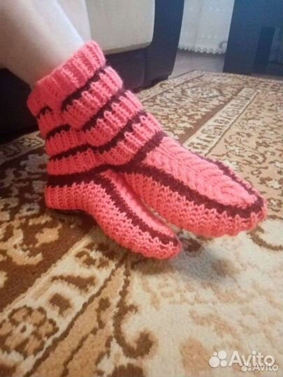 Носки вязаные